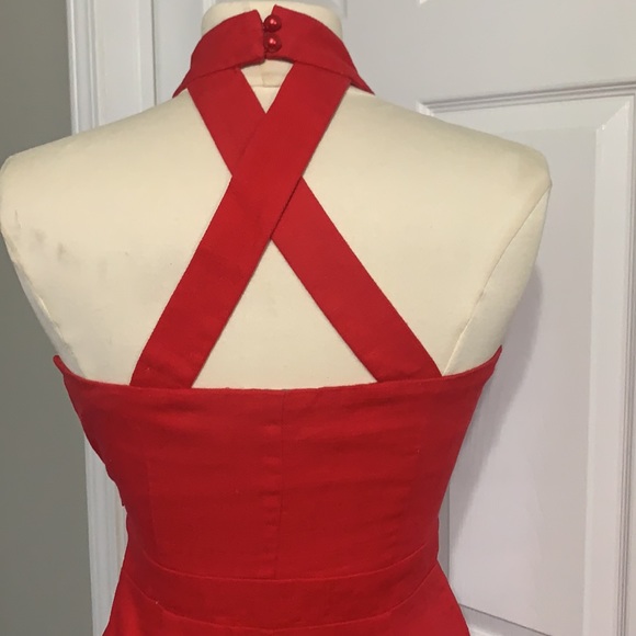 Red Aryn K. Dress ❤️ Small - Picture 5 of 8
